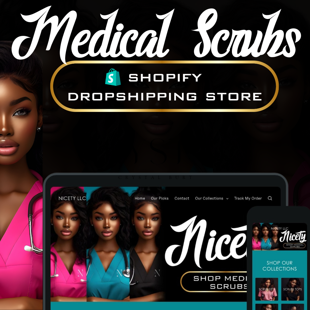 Medical Scrubs | Shopify Dropshipping Store