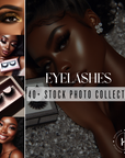 Mink Eyelashes Beauty AI Generated Stock Images